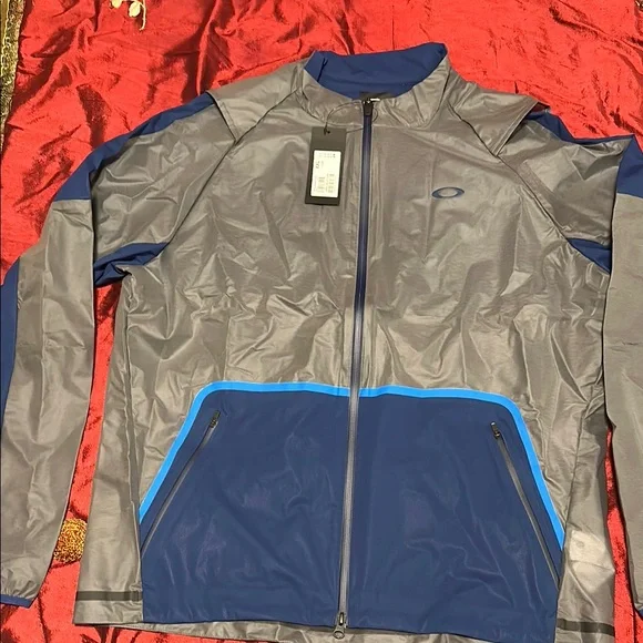 Oakley TARGETLINE WATERPROOF FZ SHELL BREATHABLE WINDPROOF Men's Jacket Sz XXL - Picture 1 of 11